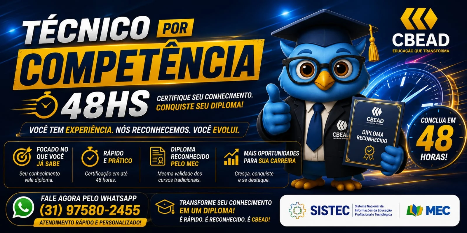 Cursos Técnicos por Competência – CBEAD